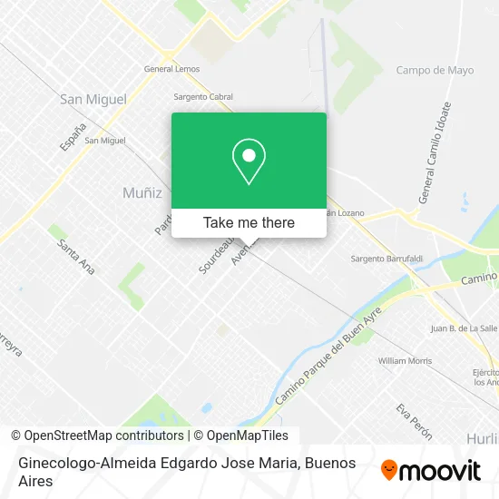Mapa de Ginecologo-Almeida Edgardo Jose Maria