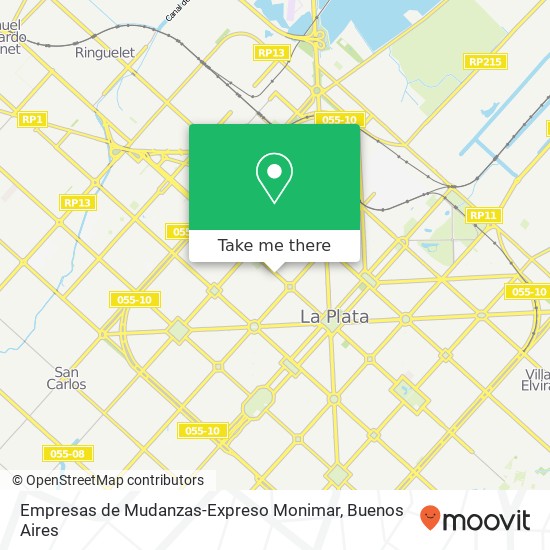 Mapa de Empresas de Mudanzas-Expreso Monimar