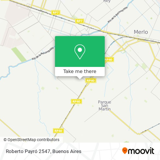 Roberto Payró 2547 map