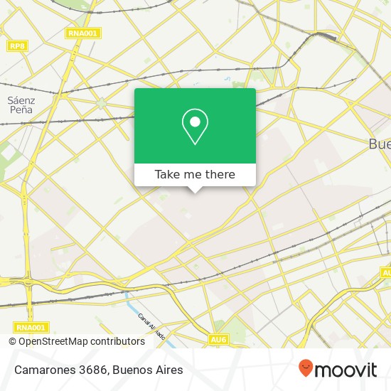 Camarones 3686 map