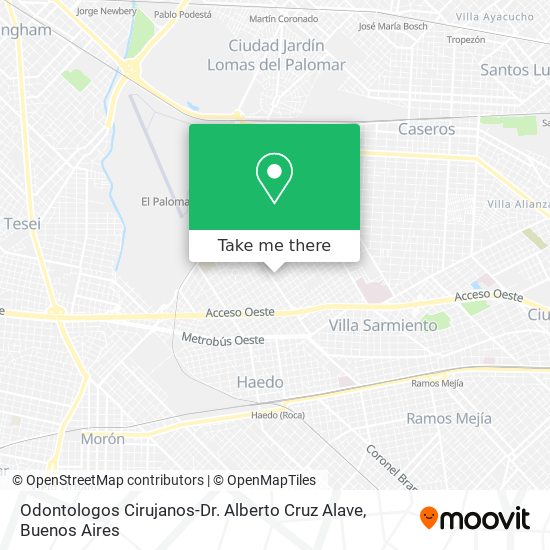 Odontologos Cirujanos-Dr. Alberto Cruz Alave map