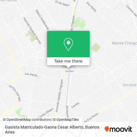 Gasista Matriculado-Gaona Cesar Alberto map