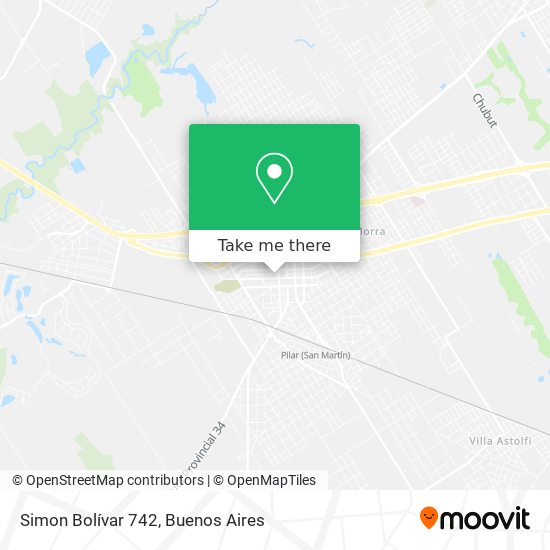 Simon Bolívar 742 map