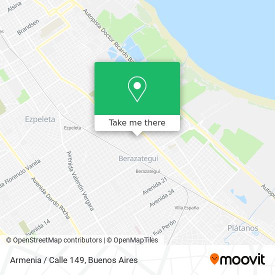 Mapa de Armenia / Calle 149