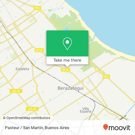 Pasteur / San Martín map