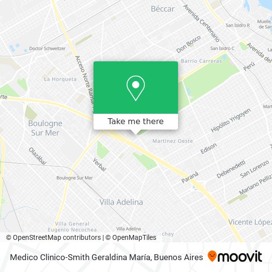 Mapa de Medico Clinico-Smith Geraldina María