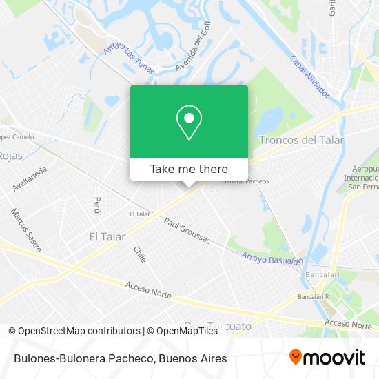 Bulones-Bulonera Pacheco map