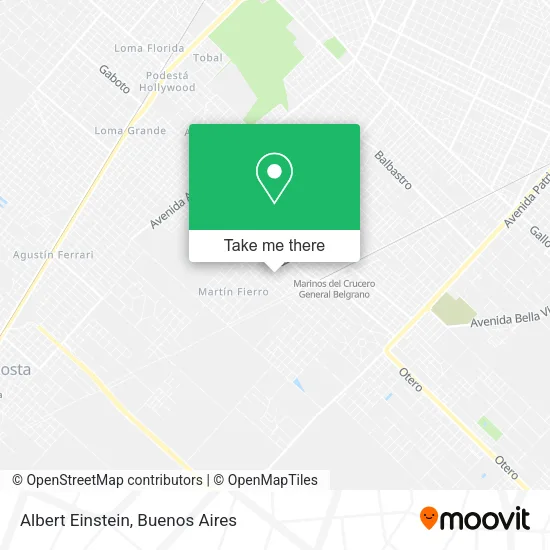 Albert Einstein map