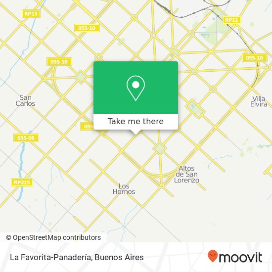 La Favorita-Panadería, Avenida 60 1900 La Plata map