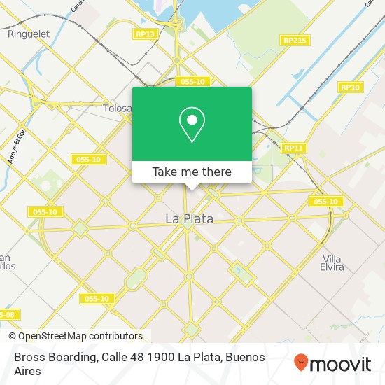 Bross Boarding, Calle 48 1900 La Plata map