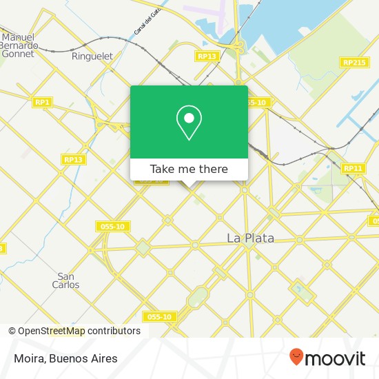 Moira, Avenida 13 1900 La Plata map