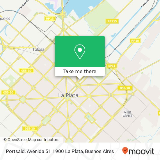 Portsaid, Avenida 51 1900 La Plata map