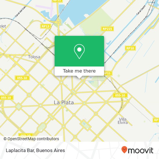 Laplacita Bar map