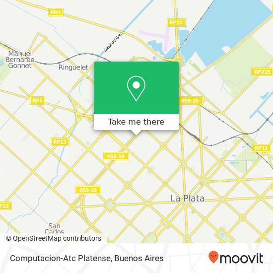 Computacion-Atc Platense, Avenida 32 726 1900 La Plata map