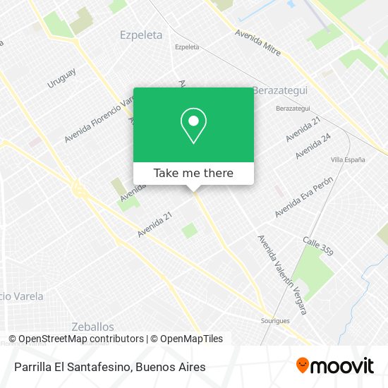 Parrilla El Santafesino map