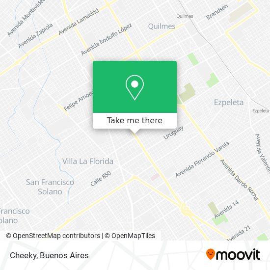 Mapa de Cheeky