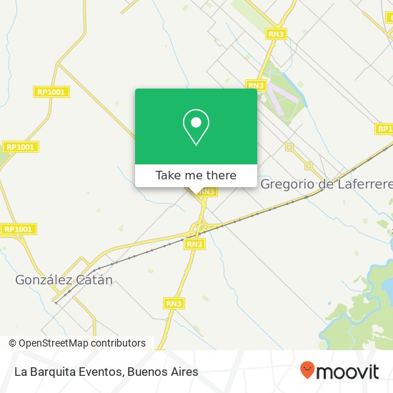 La Barquita Eventos map