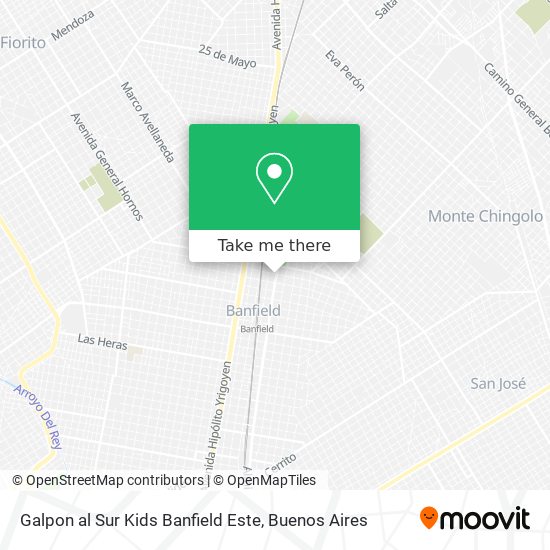 Galpon al Sur Kids Banfield Este map