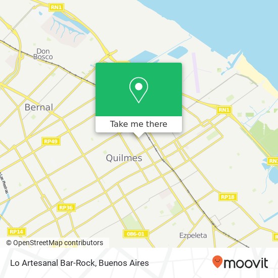 Lo Artesanal Bar-Rock map