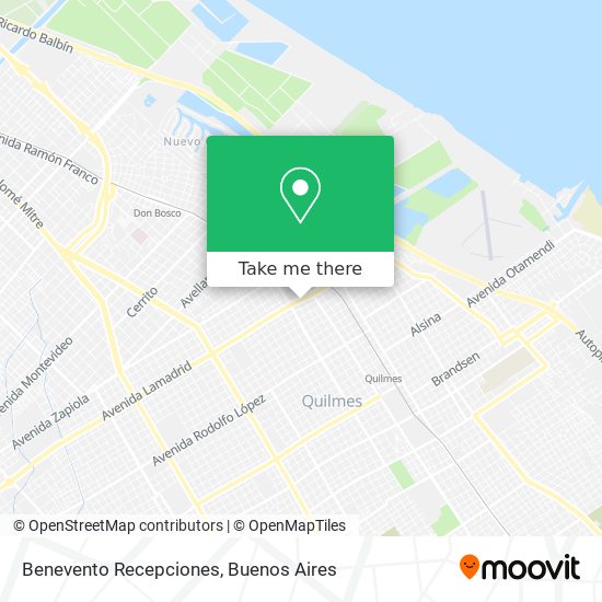 Benevento Recepciones map