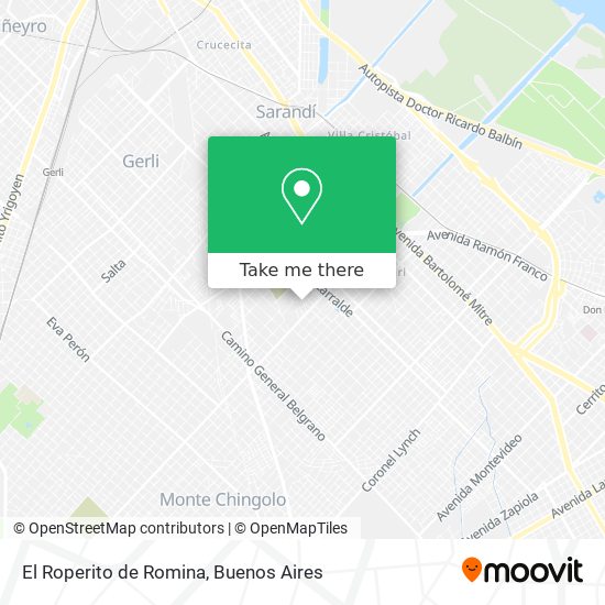 El Roperito de Romina map
