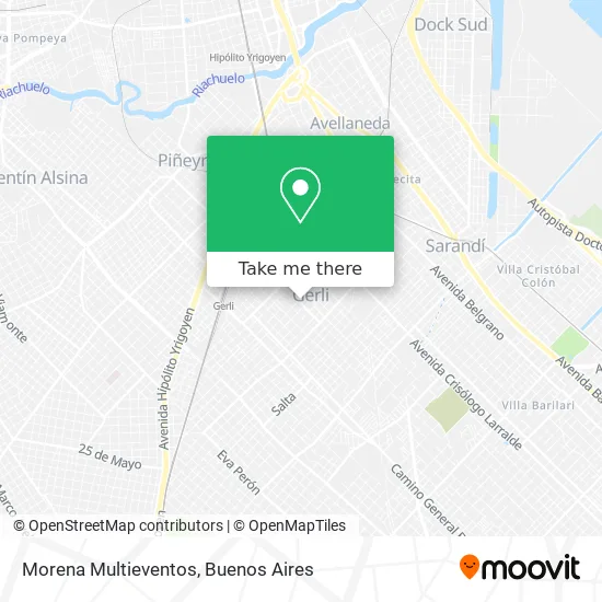 Morena Multieventos map