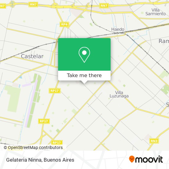 Gelateria Ninna map