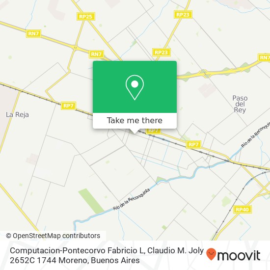 Computacion-Pontecorvo Fabricio L, Claudio M. Joly 2652C 1744 Moreno map