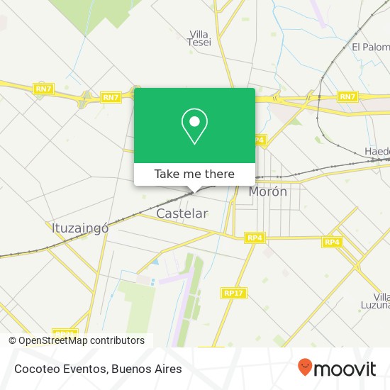 Cocoteo Eventos map