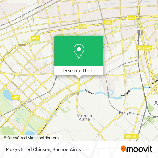 Rickys Fried Chicken map