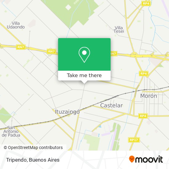 Tripendo map