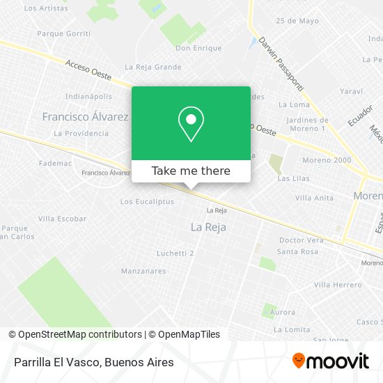 Parrilla El Vasco map