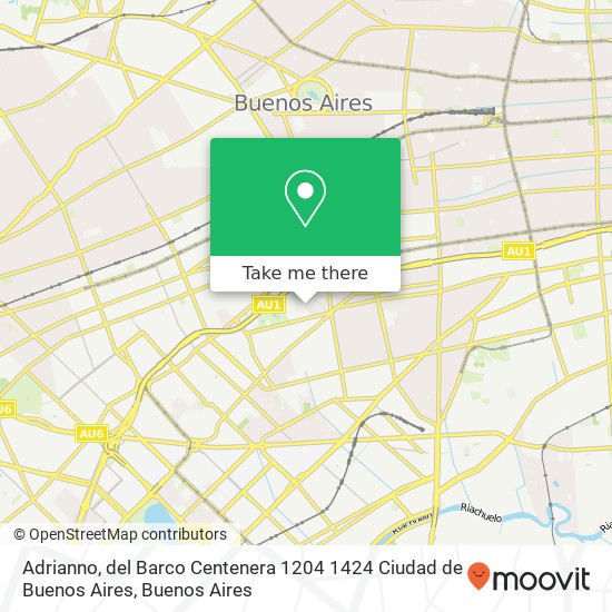 Adrianno, del Barco Centenera 1204 1424 Ciudad de Buenos Aires map