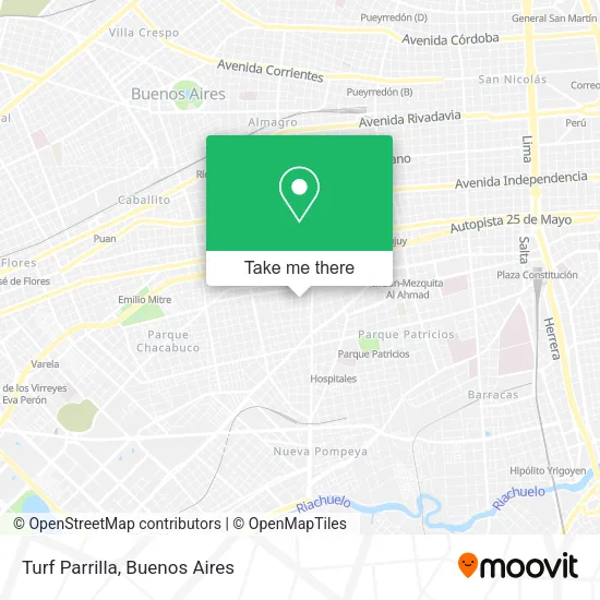 Turf Parrilla map
