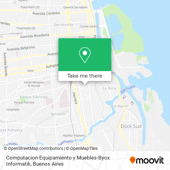 Computacion-Equipamiento y Muebles-Byox Informatik map