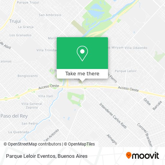 Mapa de Parque Leloir Eventos