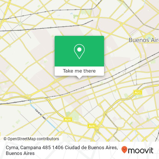 Mapa de Cyma, Campana 485 1406 Ciudad de Buenos Aires