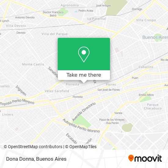 Dona Donna map