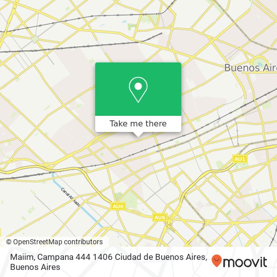 Mapa de Maiim, Campana 444 1406 Ciudad de Buenos Aires