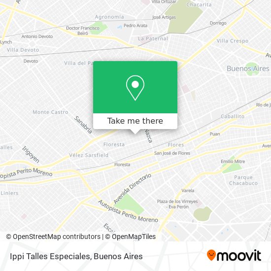 Ippi Talles Especiales map