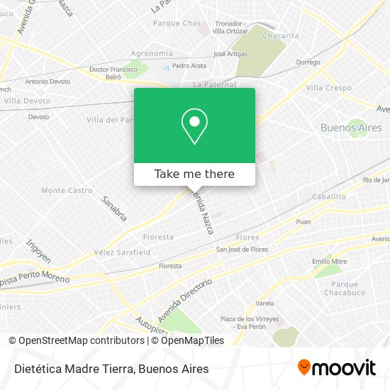 Dietética Madre Tierra map