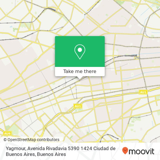 Yagmour, Avenida Rivadavia 5390 1424 Ciudad de Buenos Aires map