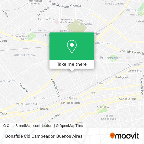 Mapa de Bonafide Cid Campeador