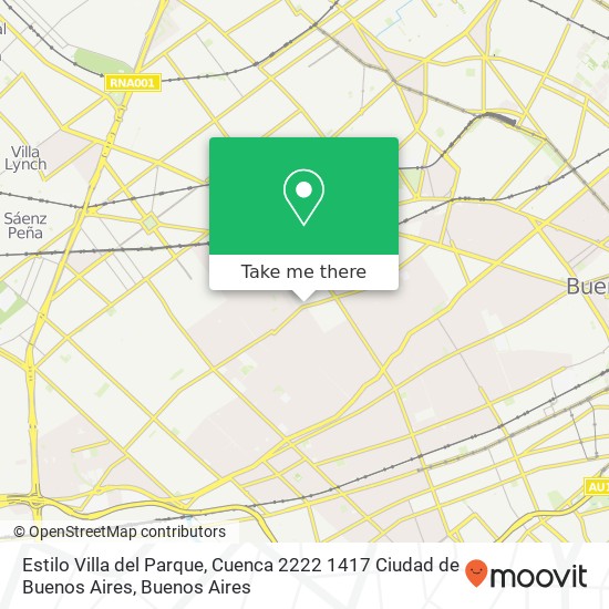 Estilo Villa del Parque, Cuenca 2222 1417 Ciudad de Buenos Aires map