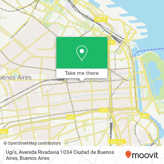 Ugi's, Avenida Rivadavia 1034 Ciudad de Buenos Aires map