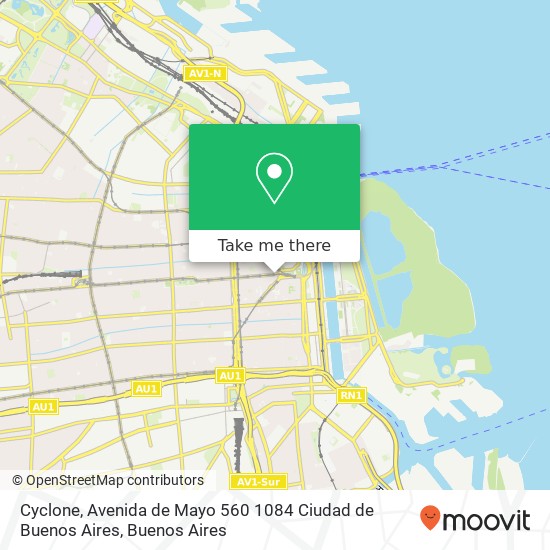 Cyclone, Avenida de Mayo 560 1084 Ciudad de Buenos Aires map