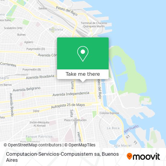 Computacion-Servicios-Compusistem sa map