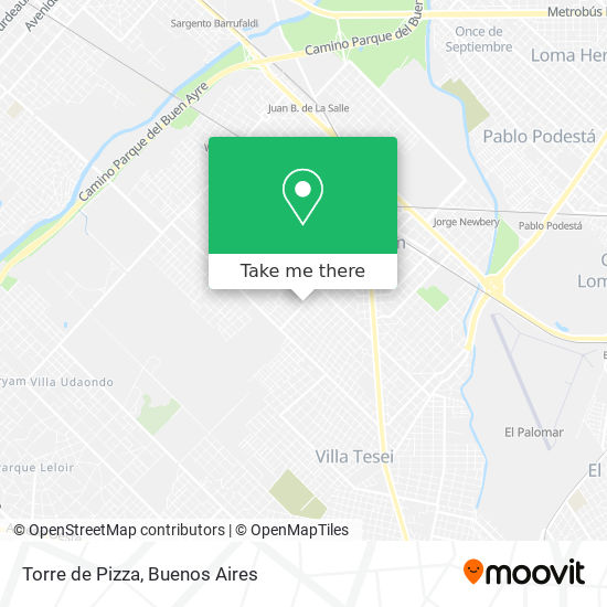 Torre de Pizza map