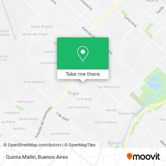 Quinta Mailin map