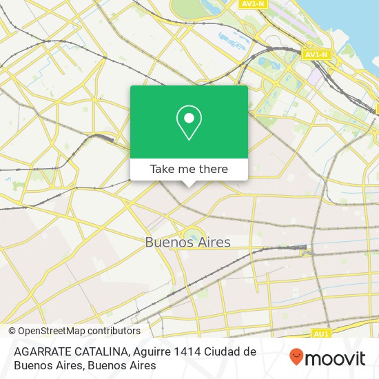 AGARRATE CATALINA, Aguirre 1414 Ciudad de Buenos Aires map